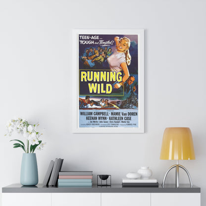 RUNNING WILD 1955 - Framed Movie Poster-The Sticker Space