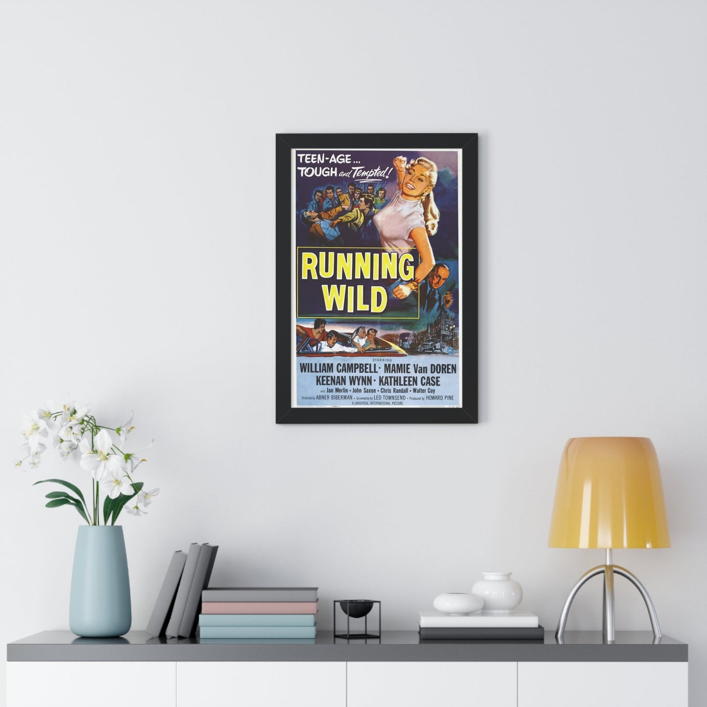 RUNNING WILD 1955 - Framed Movie Poster-The Sticker Space