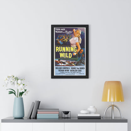 RUNNING WILD 1955 - Framed Movie Poster-The Sticker Space