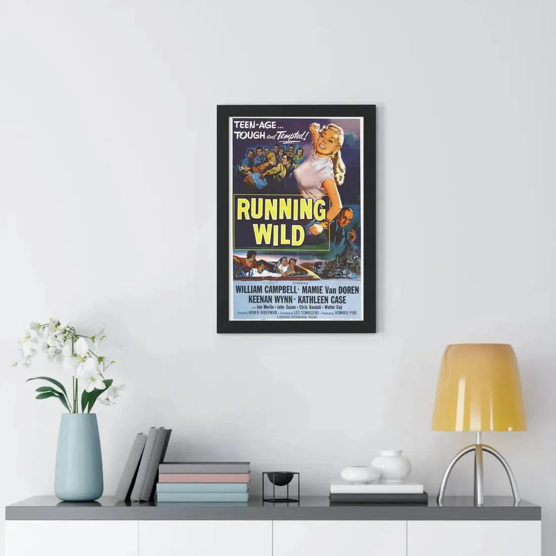 RUNNING WILD 1955 - Framed Movie Poster - The Sticker Space