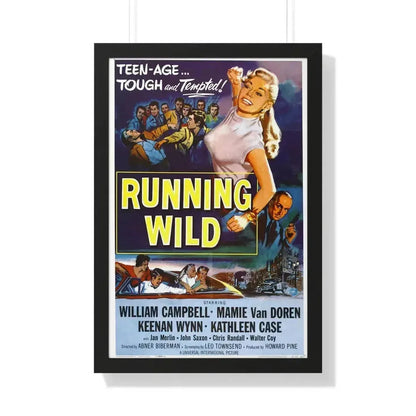 RUNNING WILD 1955 - Framed Movie Poster - The Sticker Space