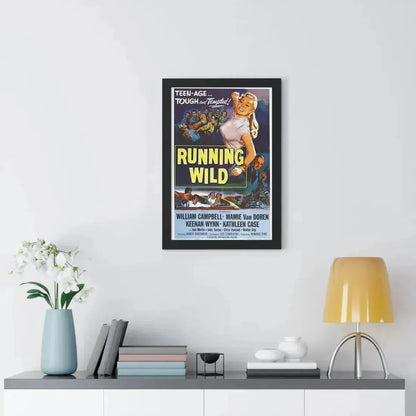 RUNNING WILD 1955 - Framed Movie Poster - The Sticker Space