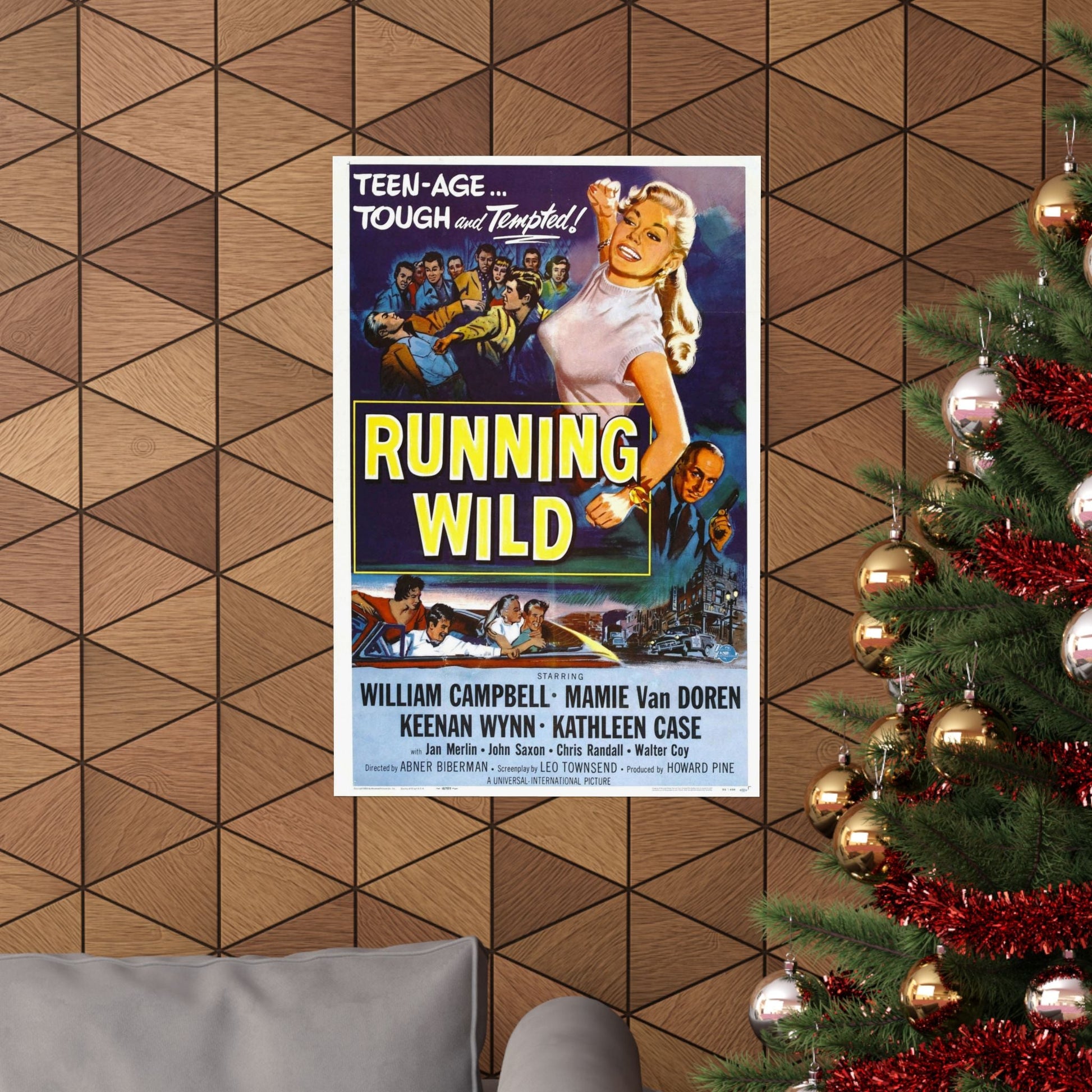 RUNNING WILD 1955 - Paper Movie Poster-The Sticker Space