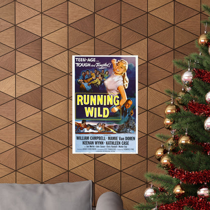 RUNNING WILD 1955 - Paper Movie Poster-The Sticker Space