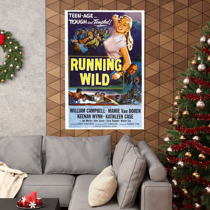 RUNNING WILD 1955 - Paper Movie Poster-The Sticker Space