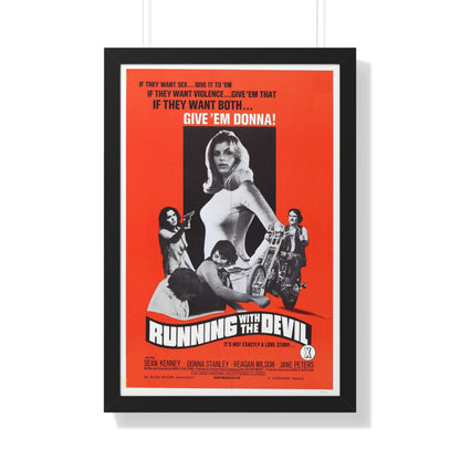 RUNNING WITH THE DEVIL 1973 - Framed Movie Poster-20" x 30"-The Sticker Space