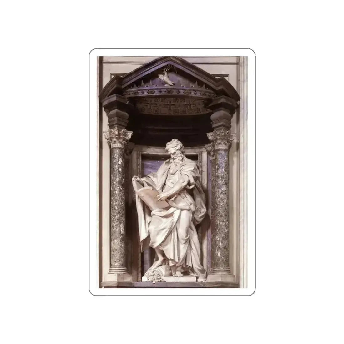 RUSCONI, Camillo - Apostle St Matthew (Artwork) STICKER Vinyl Die-Cut Decal White Die-Cut 2 Inch - The Sticker Space