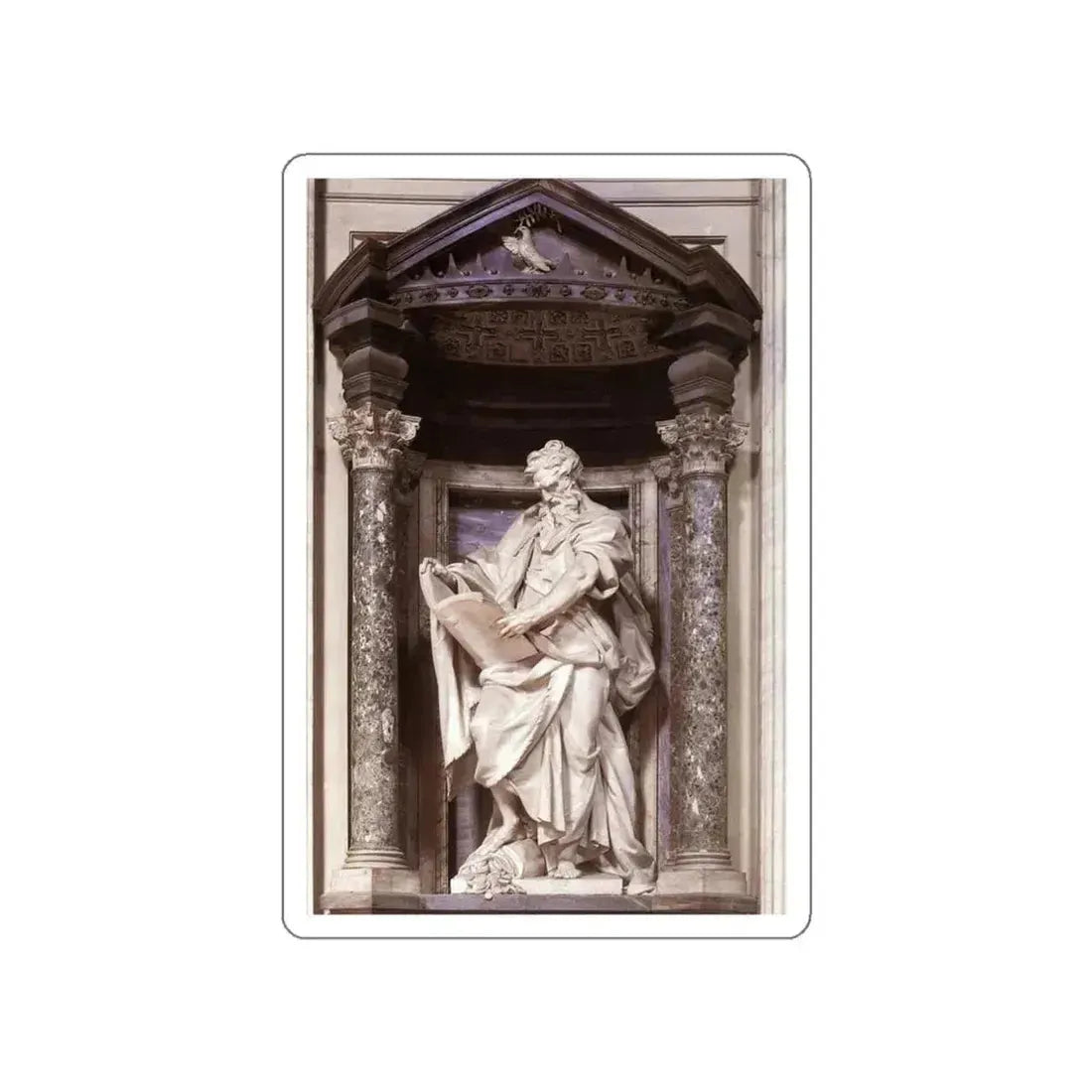 RUSCONI, Camillo - Apostle St Matthew (Artwork) STICKER Vinyl Die-Cut Decal White Die-Cut 3 Inch - The Sticker Space