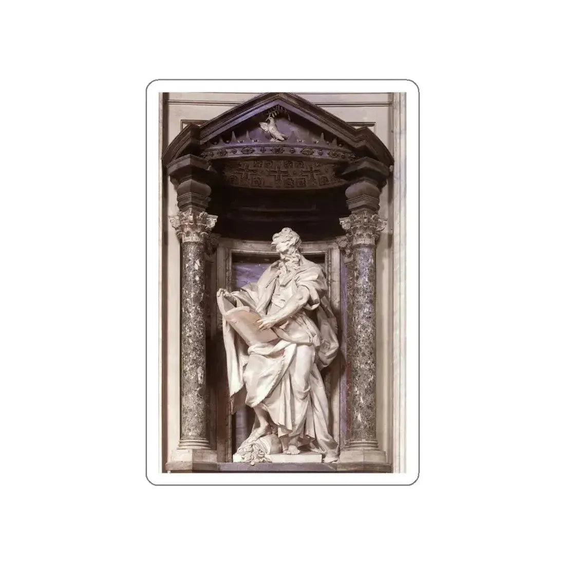 RUSCONI, Camillo - Apostle St Matthew (Artwork) STICKER Vinyl Die-Cut Decal White Die-Cut 4 Inch - The Sticker Space