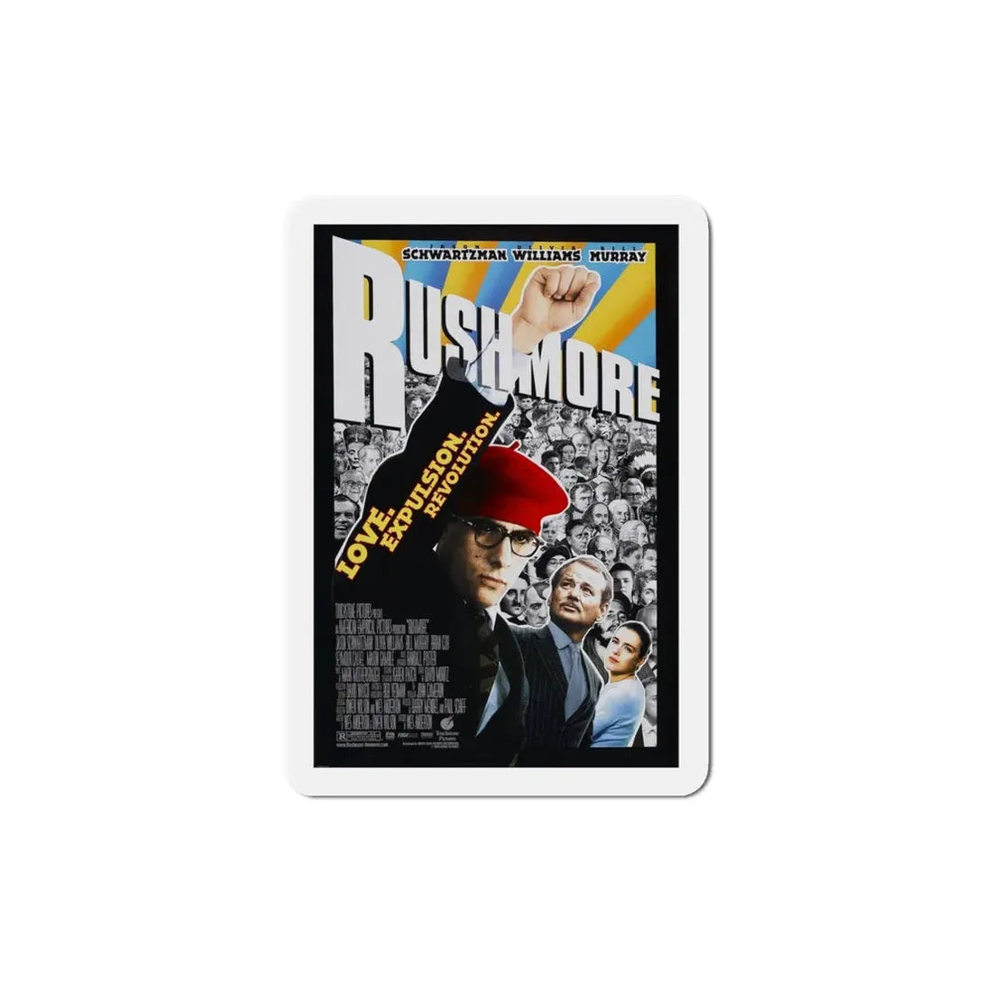 Rushmore 1998 Movie Poster Refrigerator Magnet - The Sticker Space