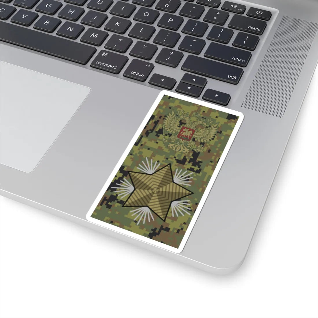 Russia Army OF 10 camo 2010 (Russia) (Military Rank) STICKER Vinyl Kiss-Cut Decal - The Sticker Space