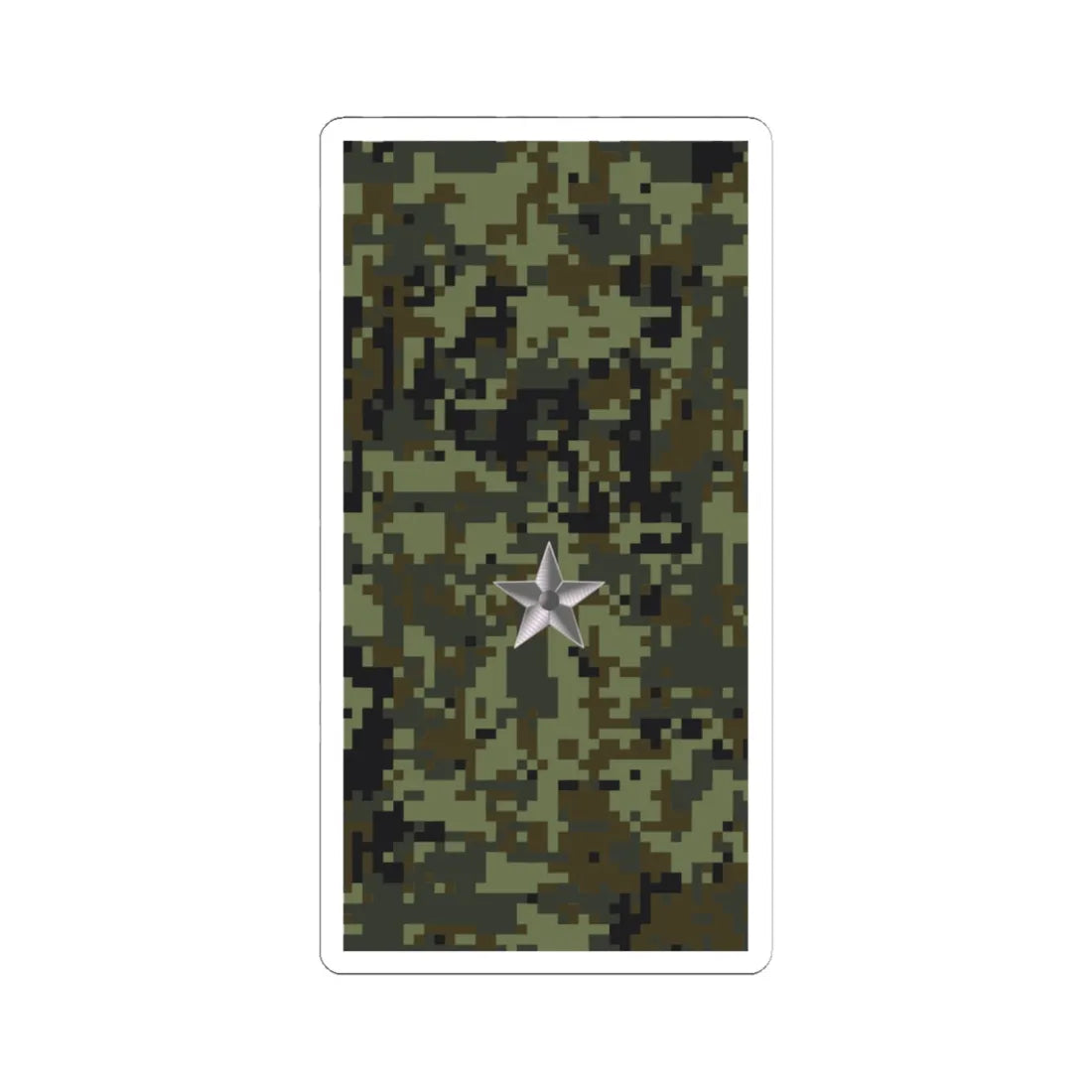 Russia Army OF 1a (Russia) (Military Rank) STICKER Vinyl Kiss-Cut Decal 6 Inch White - The Sticker Space