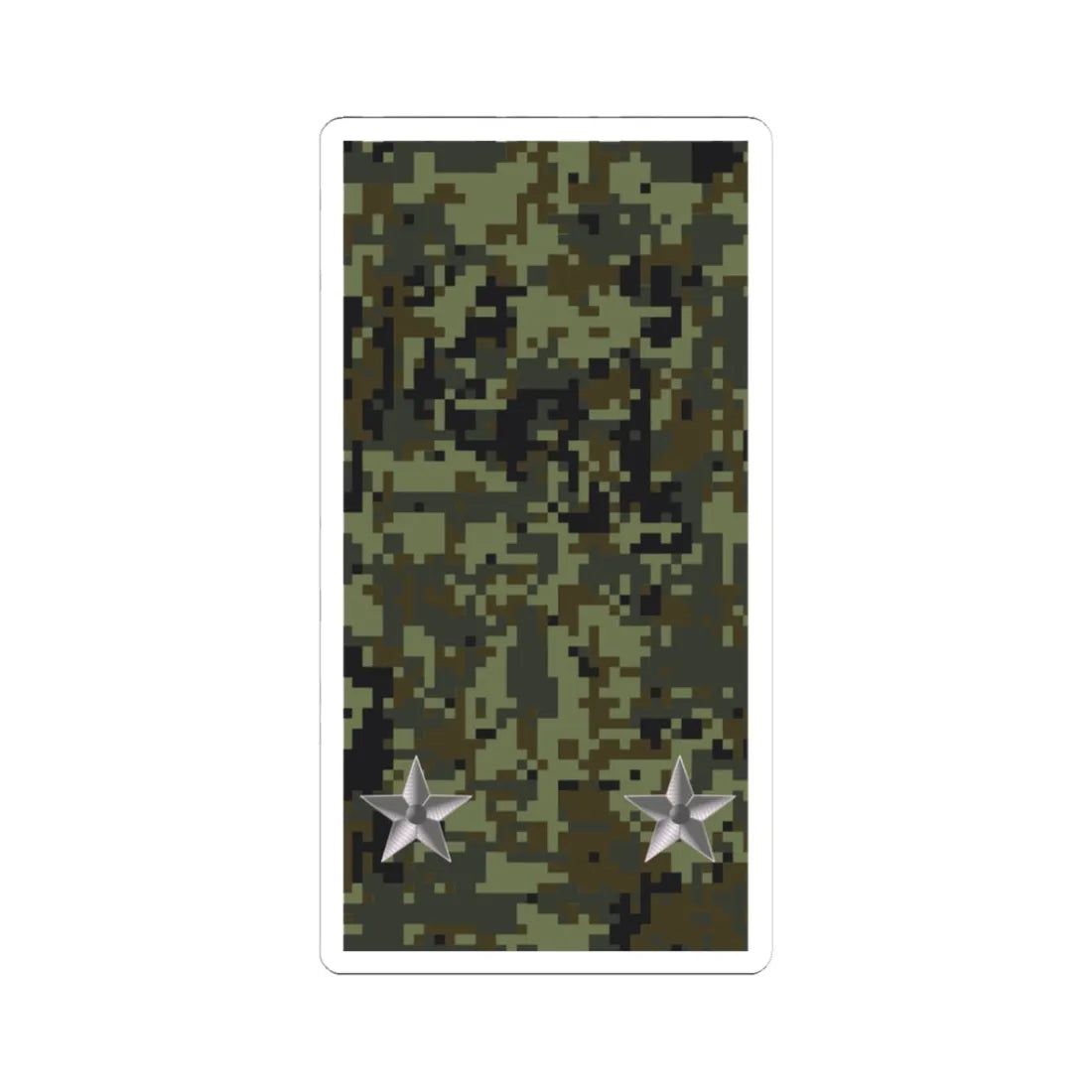 Russia Army OF 1b (Russia) (Military Rank) STICKER Vinyl Kiss-Cut Decal 3 Inch White - The Sticker Space