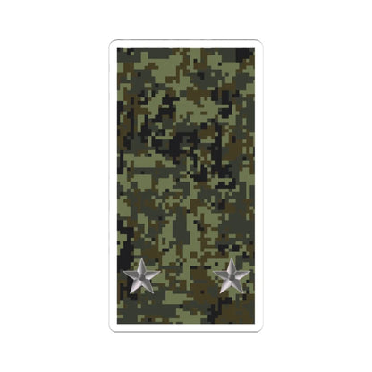 Russia Army OF 1b (Russia) (Military Rank) STICKER Vinyl Kiss-Cut Decal 3 Inch White - The Sticker Space