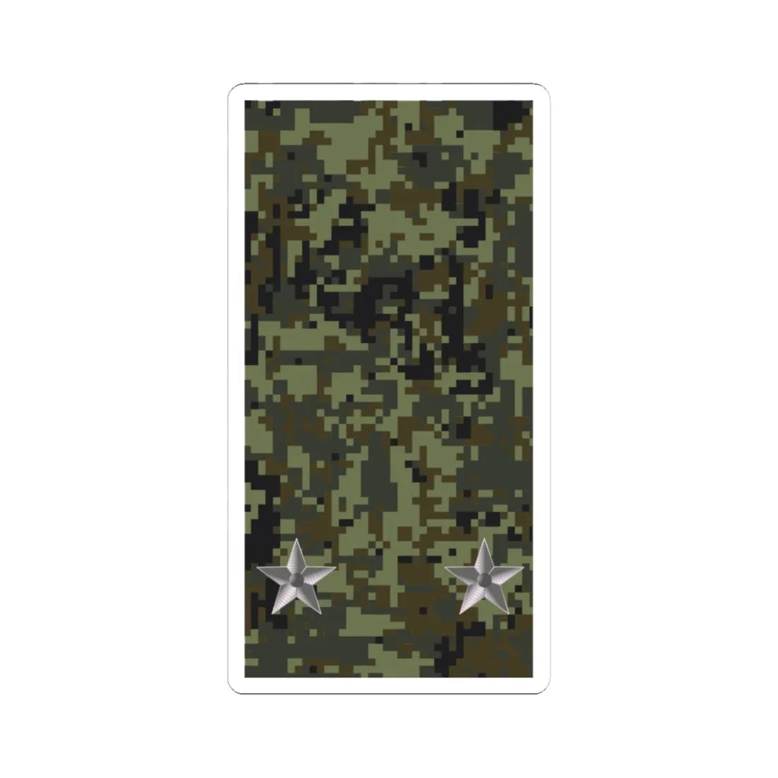 Russia Army OF 1b (Russia) (Military Rank) STICKER Vinyl Kiss-Cut Decal 4 Inch White - The Sticker Space