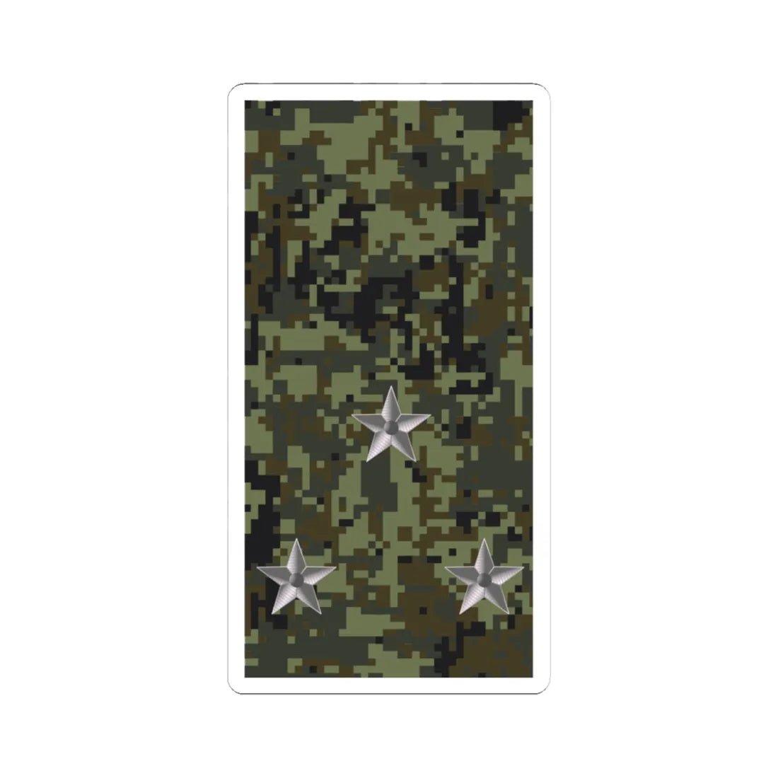 Russia Army OF 1c (Russia) (Military Rank) STICKER Vinyl Kiss-Cut Decal 4 Inch White - The Sticker Space