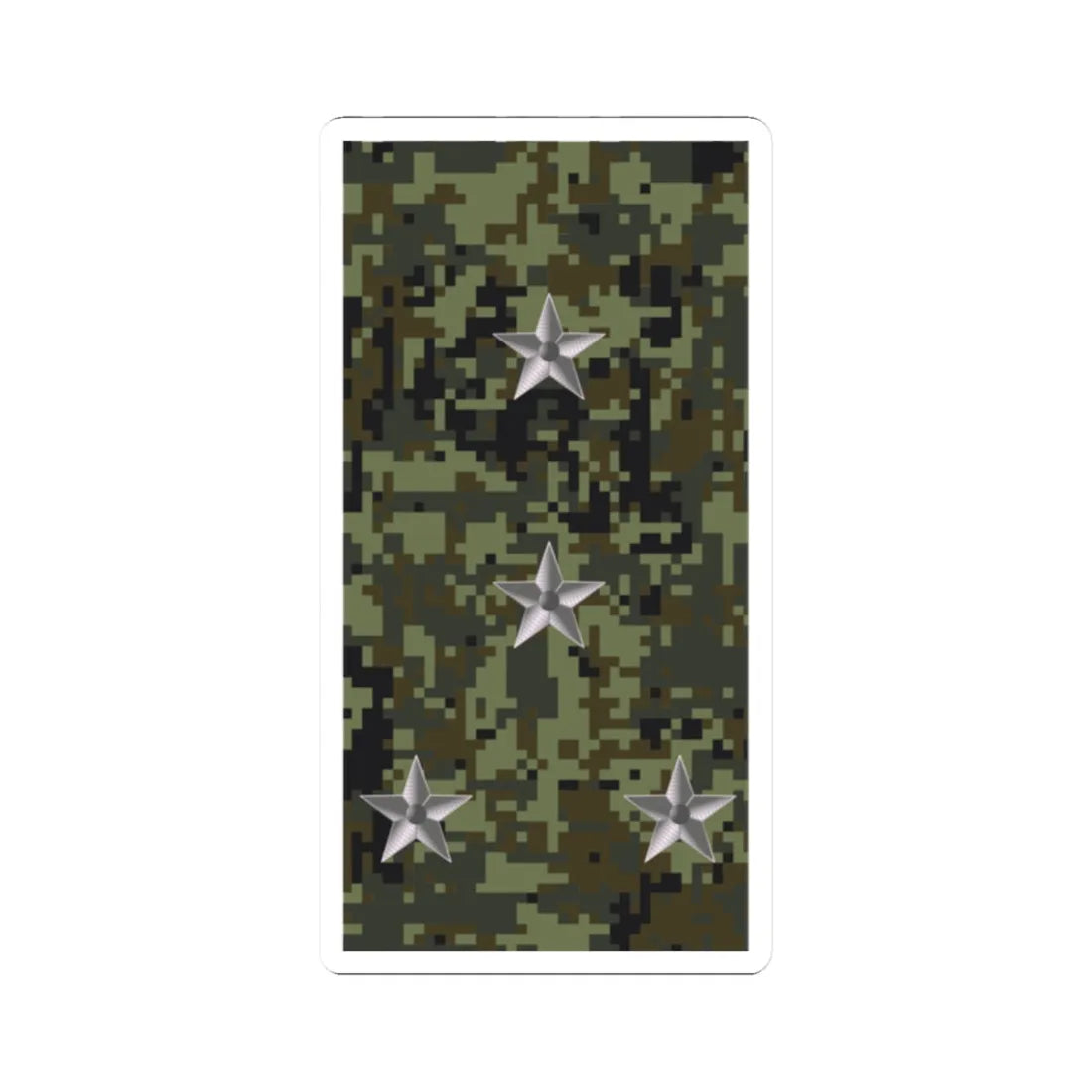 Russia Army OF 2 (Russia) (Military Rank) STICKER Vinyl Kiss-Cut Decal 2 Inch White - The Sticker Space