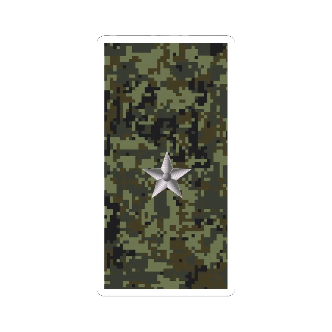 Russia Army OF 3 (Russia) (Military Rank) STICKER Vinyl Kiss-Cut Decal 4 Inch White - The Sticker Space