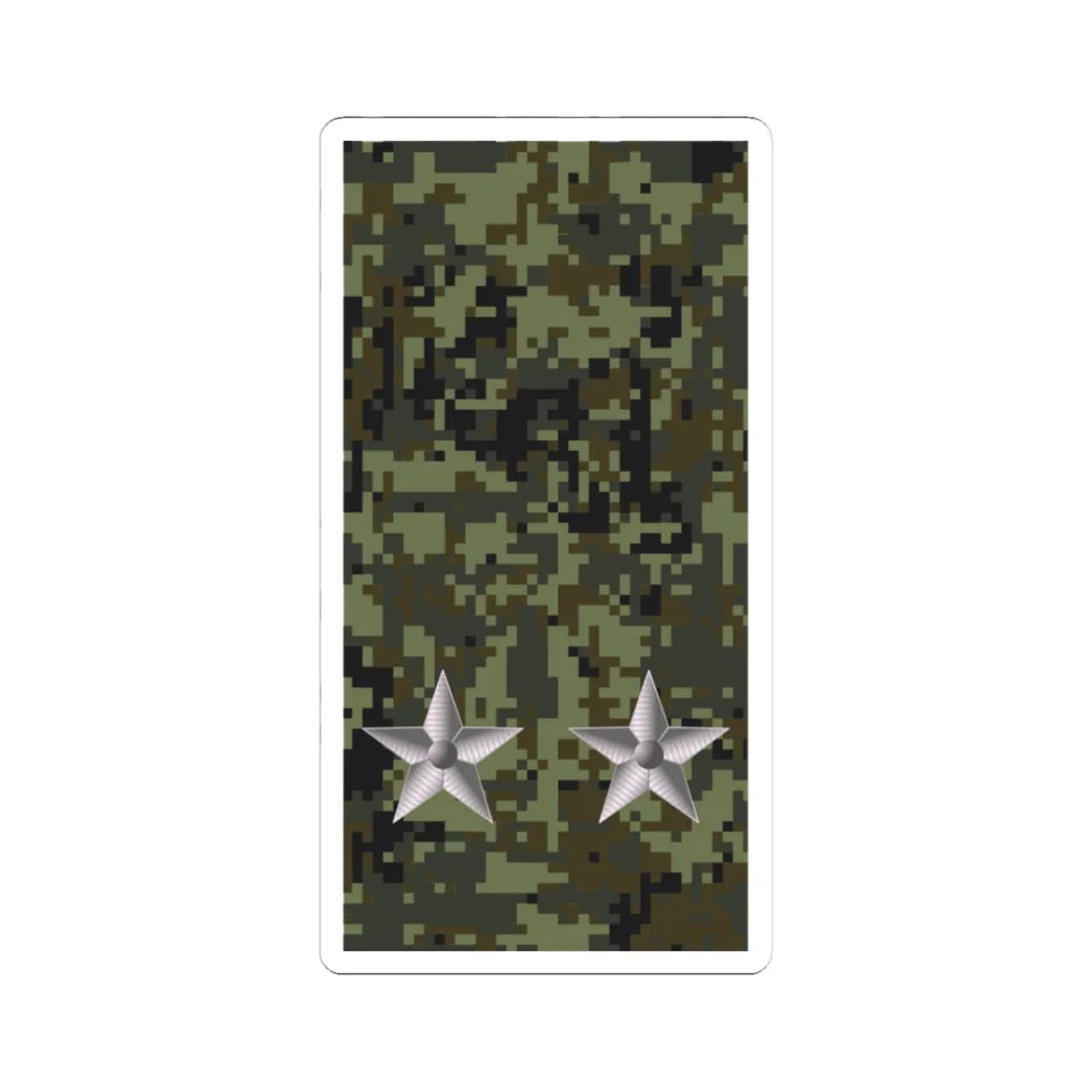 Russia Army OF 4 (Russia) (Military Rank) STICKER Vinyl Kiss-Cut Decal 3 Inch White - The Sticker Space