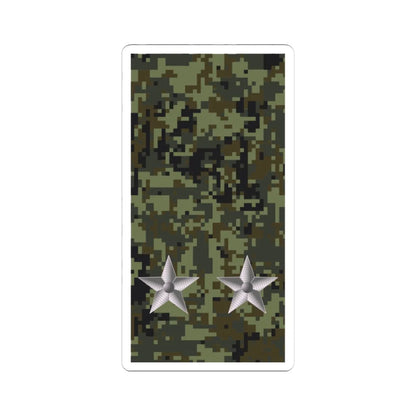 Russia Army OF 4 (Russia) (Military Rank) STICKER Vinyl Kiss-Cut Decal 3 Inch White - The Sticker Space