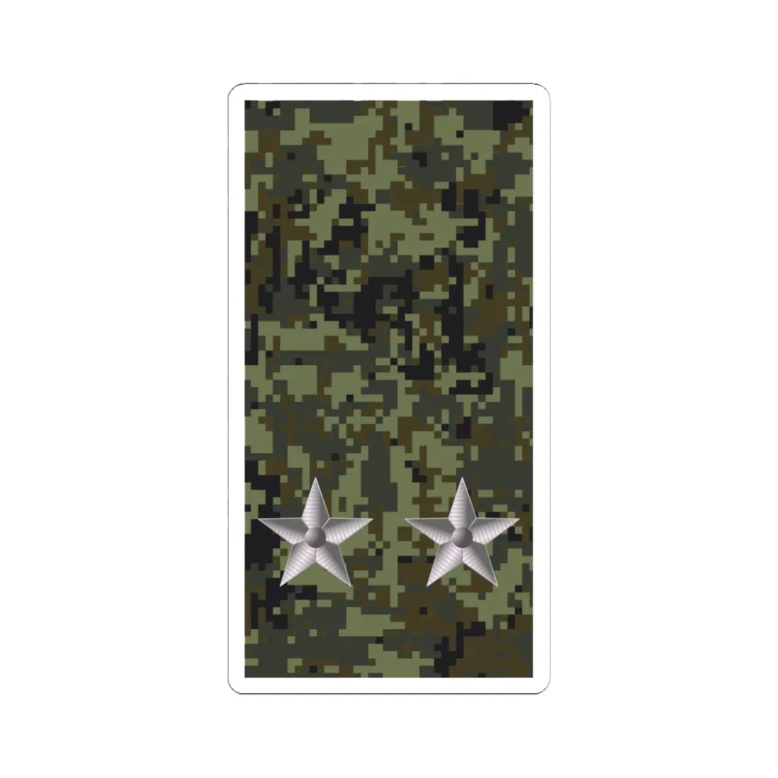 Russia Army OF 4 (Russia) (Military Rank) STICKER Vinyl Kiss-Cut Decal 6 Inch White - The Sticker Space