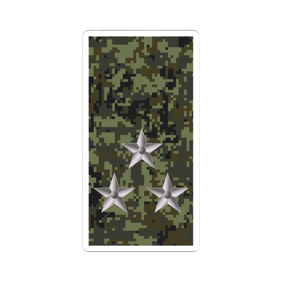 Russia Army OF 5 (Russia) (Military Rank) STICKER Vinyl Kiss-Cut Decal 3 Inch White - The Sticker Space