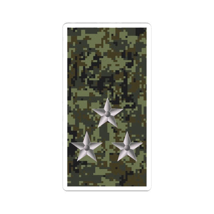 Russia Army OF 5 (Russia) (Military Rank) STICKER Vinyl Kiss-Cut Decal 3 Inch White - The Sticker Space