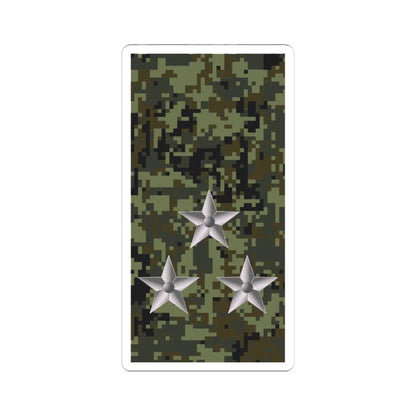 Russia Army OF 5 (Russia) (Military Rank) STICKER Vinyl Kiss-Cut Decal 4 Inch White - The Sticker Space