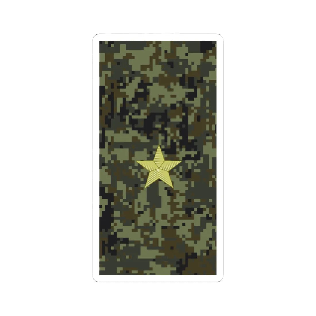 Russia Army OF 6 (Russia) (Military Rank) STICKER Vinyl Kiss-Cut Decal 3 Inch White - The Sticker Space