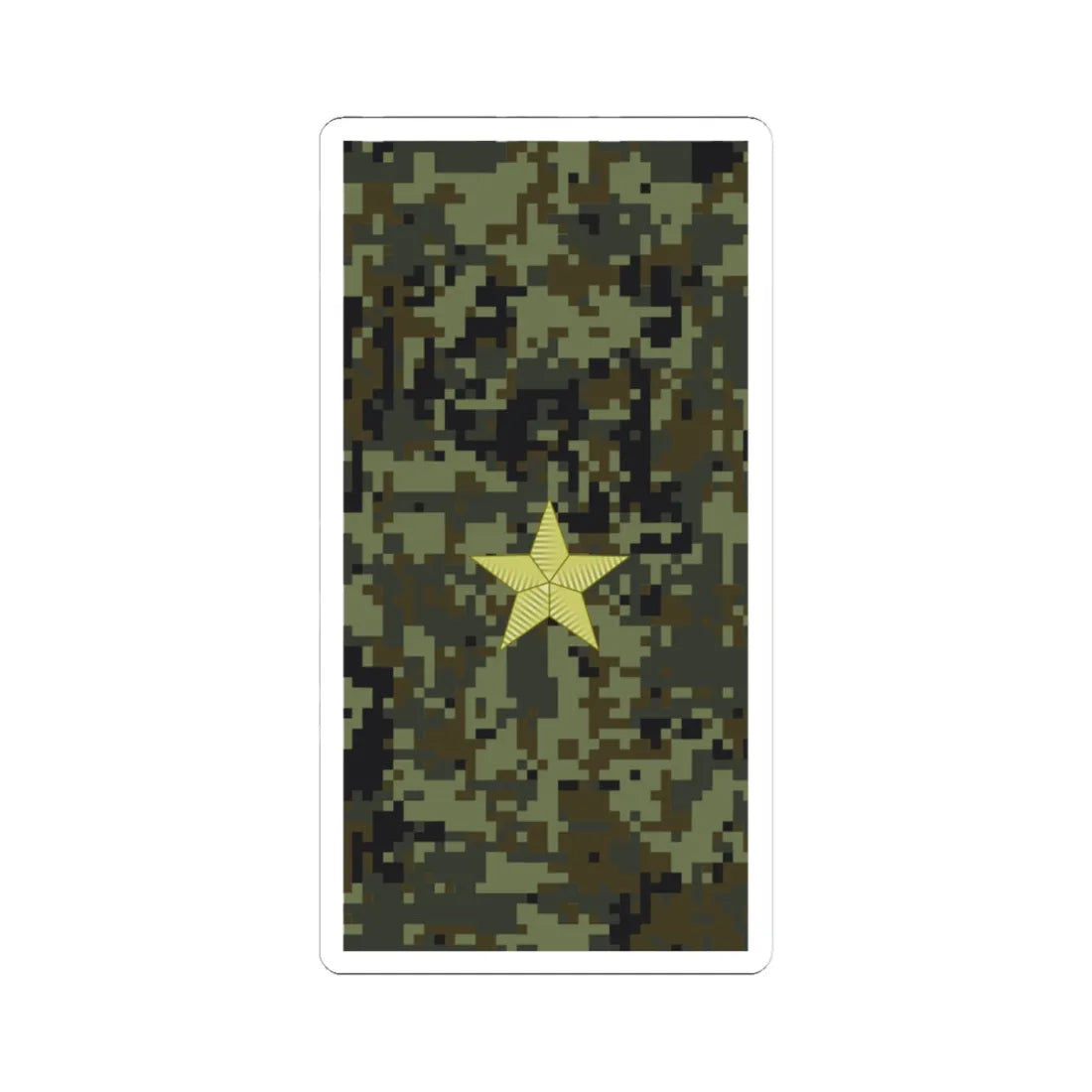 Russia Army OF 6 (Russia) (Military Rank) STICKER Vinyl Kiss-Cut Decal 4 Inch White - The Sticker Space