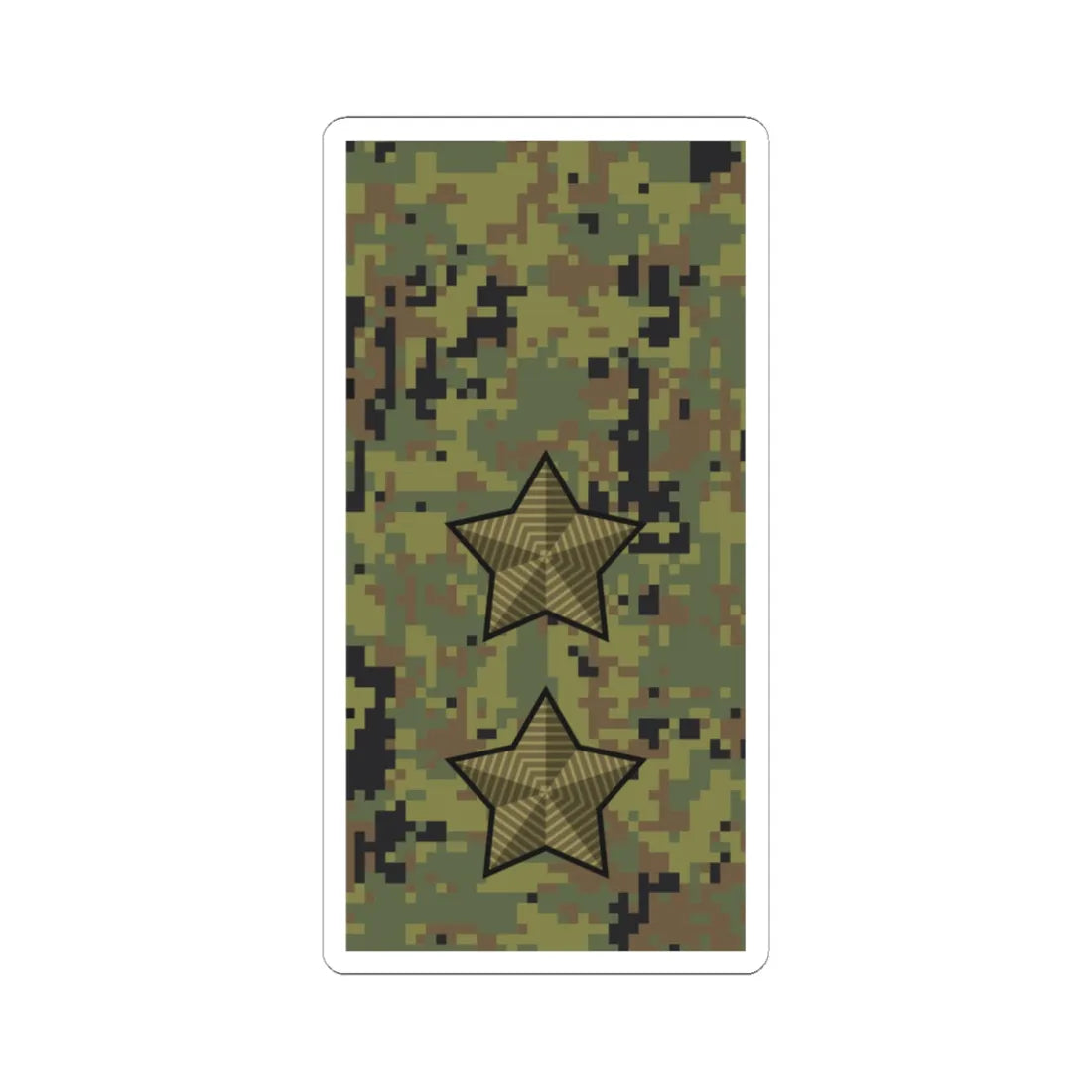 Russia Army OF 7 camo 2010 (Russia) (Military Rank) STICKER Vinyl Kiss-Cut Decal - The Sticker Space