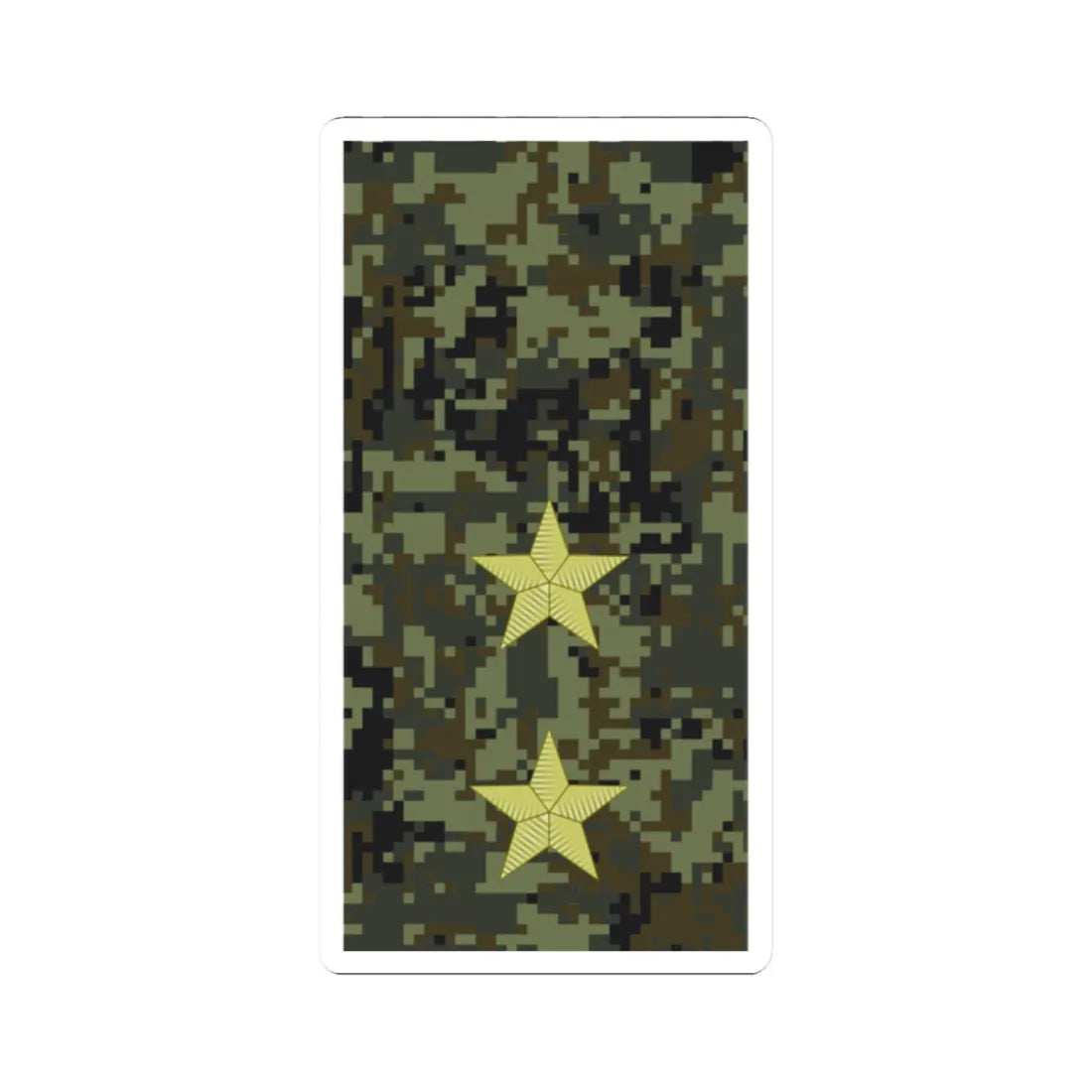 Russia Army OF 7 (Russia) (Military Rank) STICKER Vinyl Kiss-Cut Decal 2 Inch White - The Sticker Space