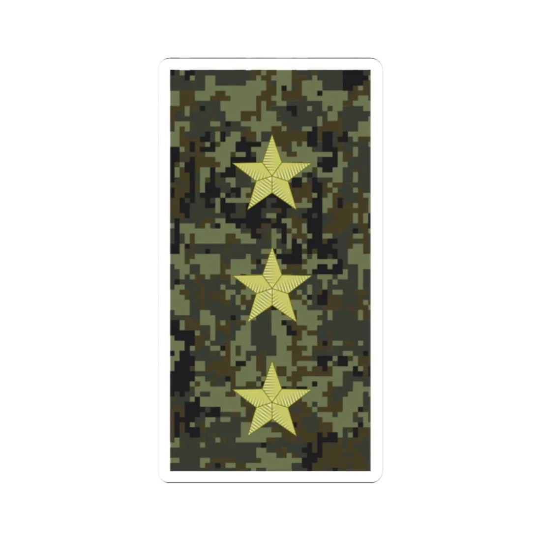 Russia Army OF 8 (Russia) (Military Rank) STICKER Vinyl Kiss-Cut Decal 2 Inch White - The Sticker Space