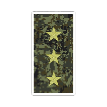 Russia Army OF 8 (Russia) (Military Rank) STICKER Vinyl Kiss-Cut Decal 6 Inch White - The Sticker Space