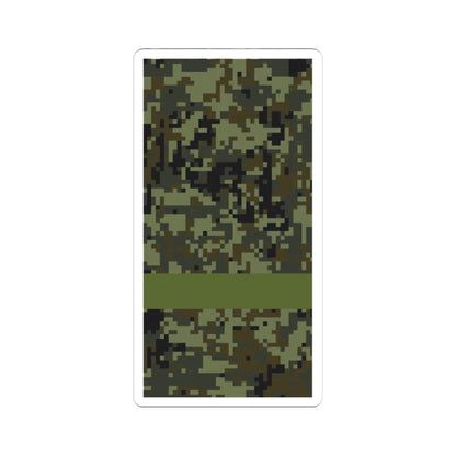 Russia Army OR 2 (Russia) (Military Rank) STICKER Vinyl Kiss-Cut Decal 4 Inch White - The Sticker Space