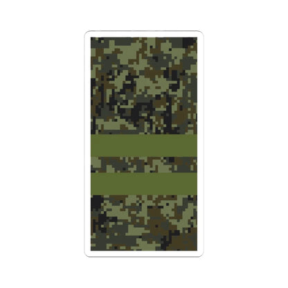 Russia Army OR 4 (Russia) (Military Rank) STICKER Vinyl Kiss-Cut Decal 4 Inch White - The Sticker Space