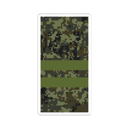 Russia Army OR 4 (Russia) (Military Rank) STICKER Vinyl Kiss-Cut Decal 6 Inch White - The Sticker Space