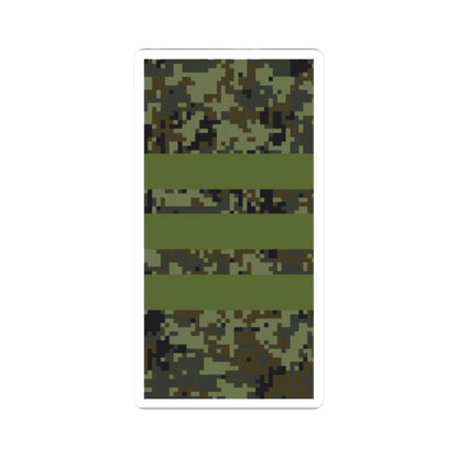 Russia Army OR 5 (Russia) (Military Rank) STICKER Vinyl Kiss-Cut Decal 2 Inch White - The Sticker Space