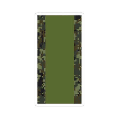 Russia Army OR 8 (Russia) (Military Rank) STICKER Vinyl Kiss-Cut Decal 4 Inch White - The Sticker Space