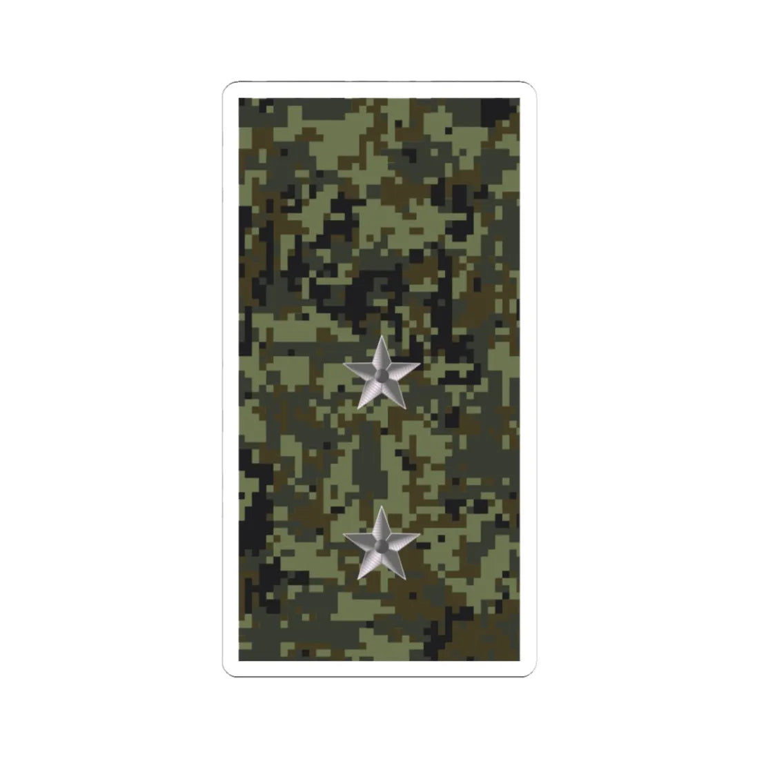 Russia Army OR 9a (Russia) (Military Rank) STICKER Vinyl Kiss-Cut Decal 3 Inch White - The Sticker Space