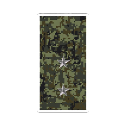 Russia Army OR 9a (Russia) (Military Rank) STICKER Vinyl Kiss-Cut Decal 3 Inch White - The Sticker Space