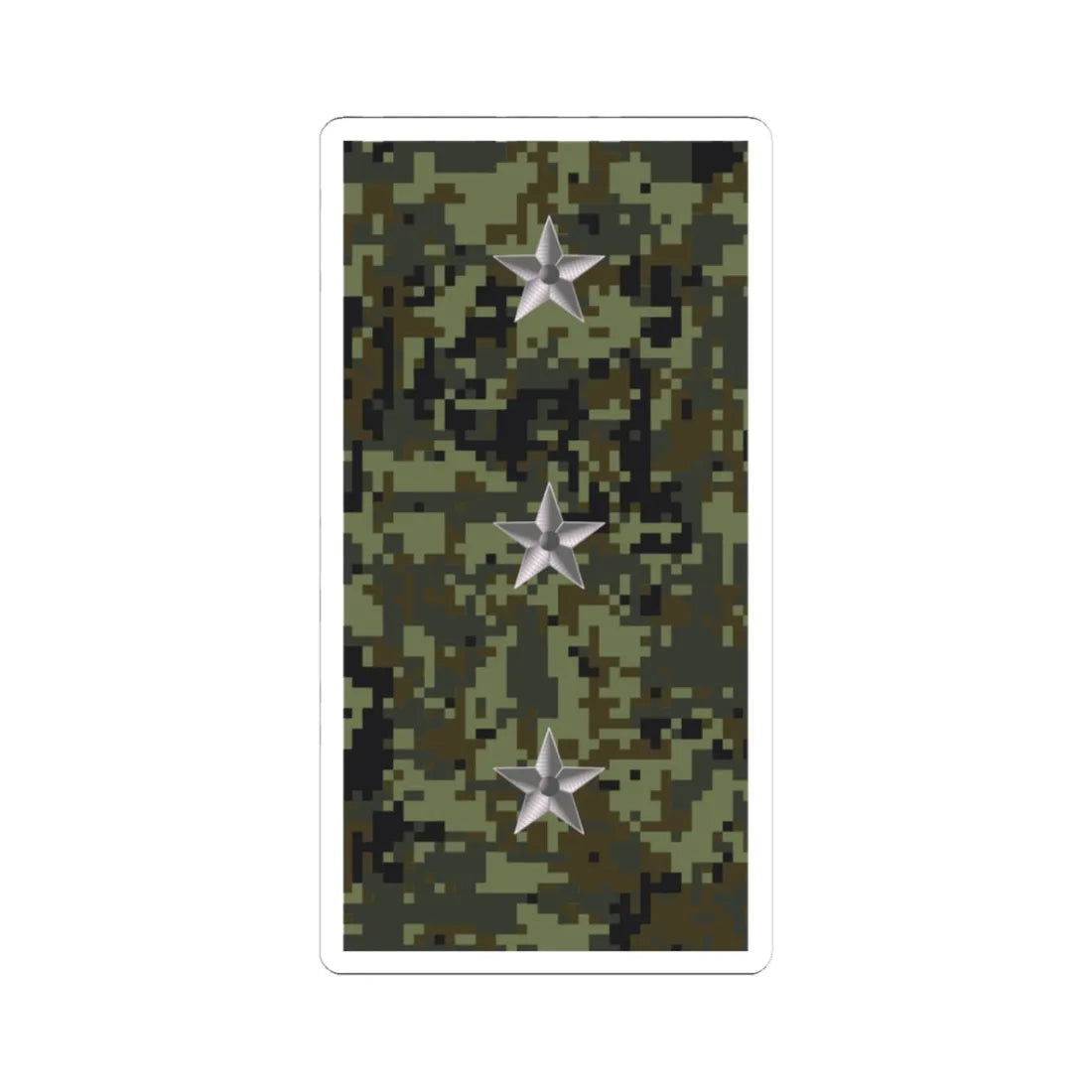 Russia Army OR 9b (Russia) (Military Rank) STICKER Vinyl Kiss-Cut Decal 3 Inch White - The Sticker Space