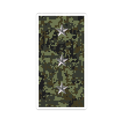 Russia Army OR 9b (Russia) (Military Rank) STICKER Vinyl Kiss-Cut Decal 3 Inch White - The Sticker Space