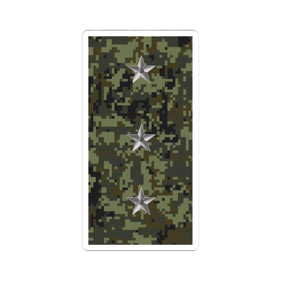 Russia Army OR 9b (Russia) (Military Rank) STICKER Vinyl Kiss-Cut Decal 4 Inch White - The Sticker Space