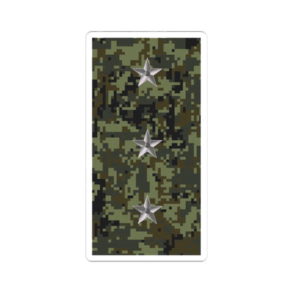 Russia Army OR 9b (Russia) (Military Rank) STICKER Vinyl Kiss-Cut Decal 4 Inch White - The Sticker Space