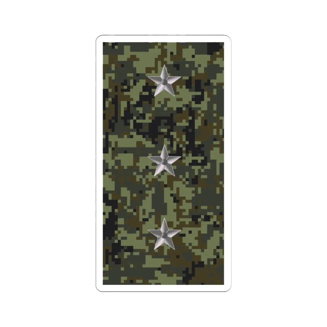 Russia Army OR 9b (Russia) (Military Rank) STICKER Vinyl Kiss-Cut Decal 6 Inch White - The Sticker Space