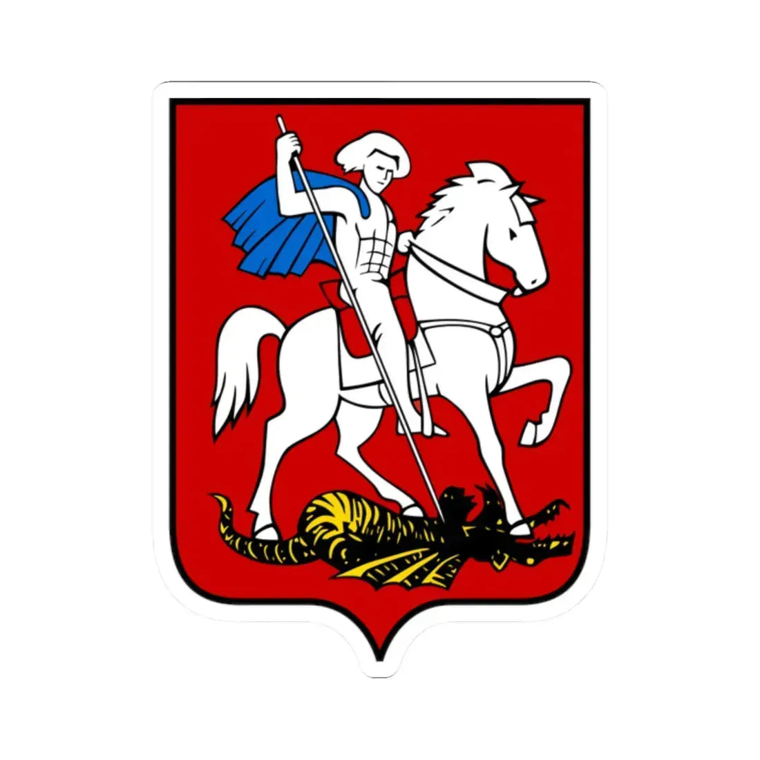 Ездец (Russia) (Coat of Arms) STICKER Vinyl Kiss-Cut Decal 2 Inch White - The Sticker Space