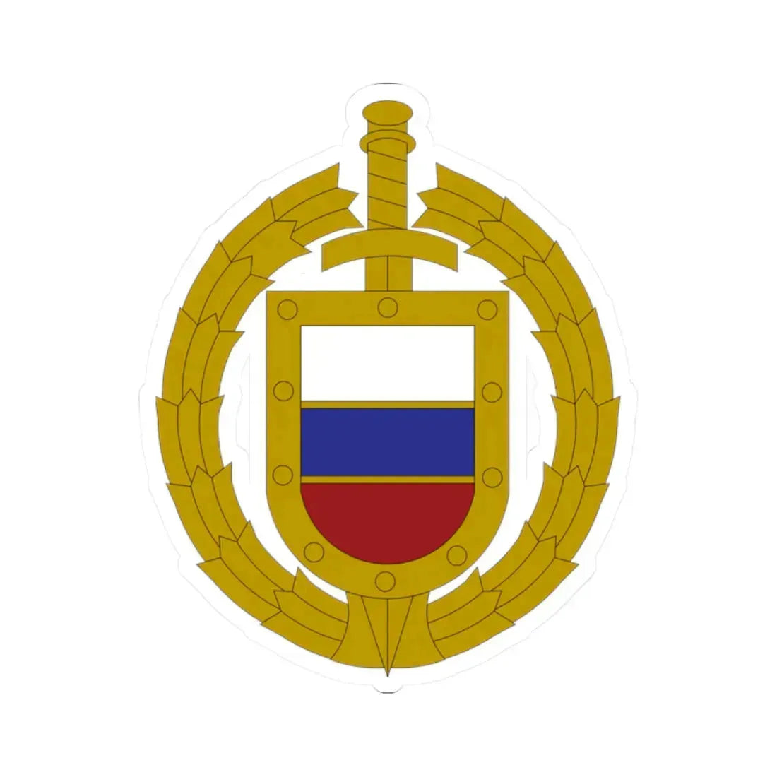 ФСО эмблема (Russia) (Coat of Arms) STICKER Vinyl Kiss-Cut Decal 2 Inch White - The Sticker Space
