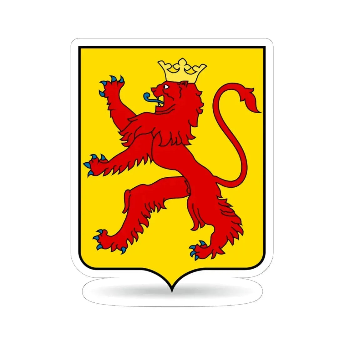 Герб Армении на Большом гербе Российской империи (Russia) (Coat of Arms) STICKER Vinyl Kiss-Cut Decal 6 Inch White - The Sticker Space