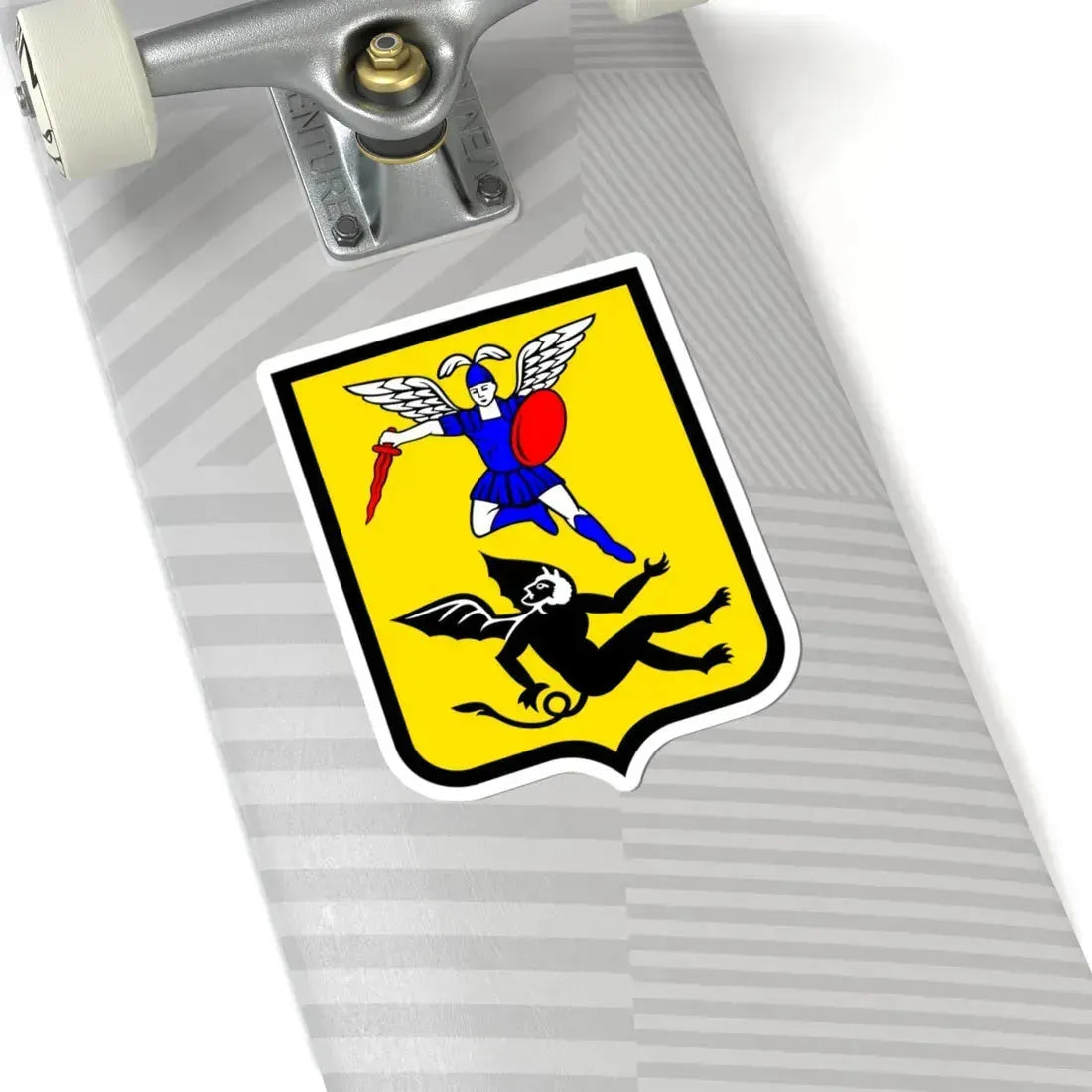 Герб Архангельска  основной на светлом фоне (Russia) (Coat of Arms) STICKER Vinyl Kiss-Cut Decal - The Sticker Space